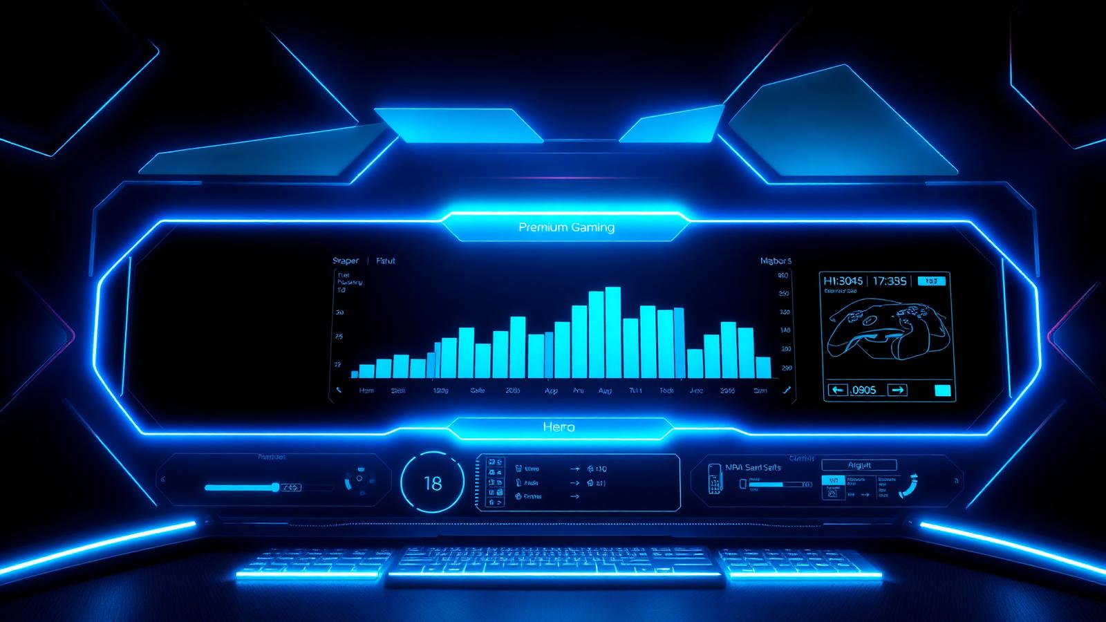 Tiranga Game neon gaming dashboard